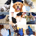 Silicone Deshedding Saidding Bath Cat Dog Pet Pet Glove Glove pour animal de compagnie